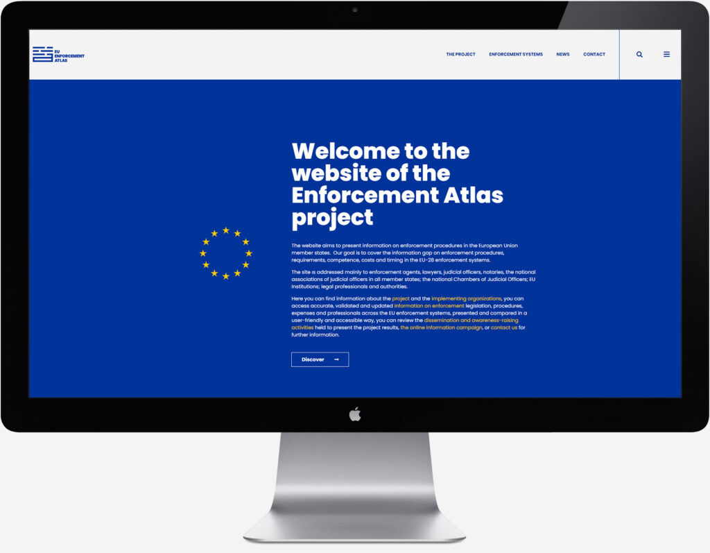 EU Enforcement Atlas Website Design and Develoment by itis Web and Design Studio