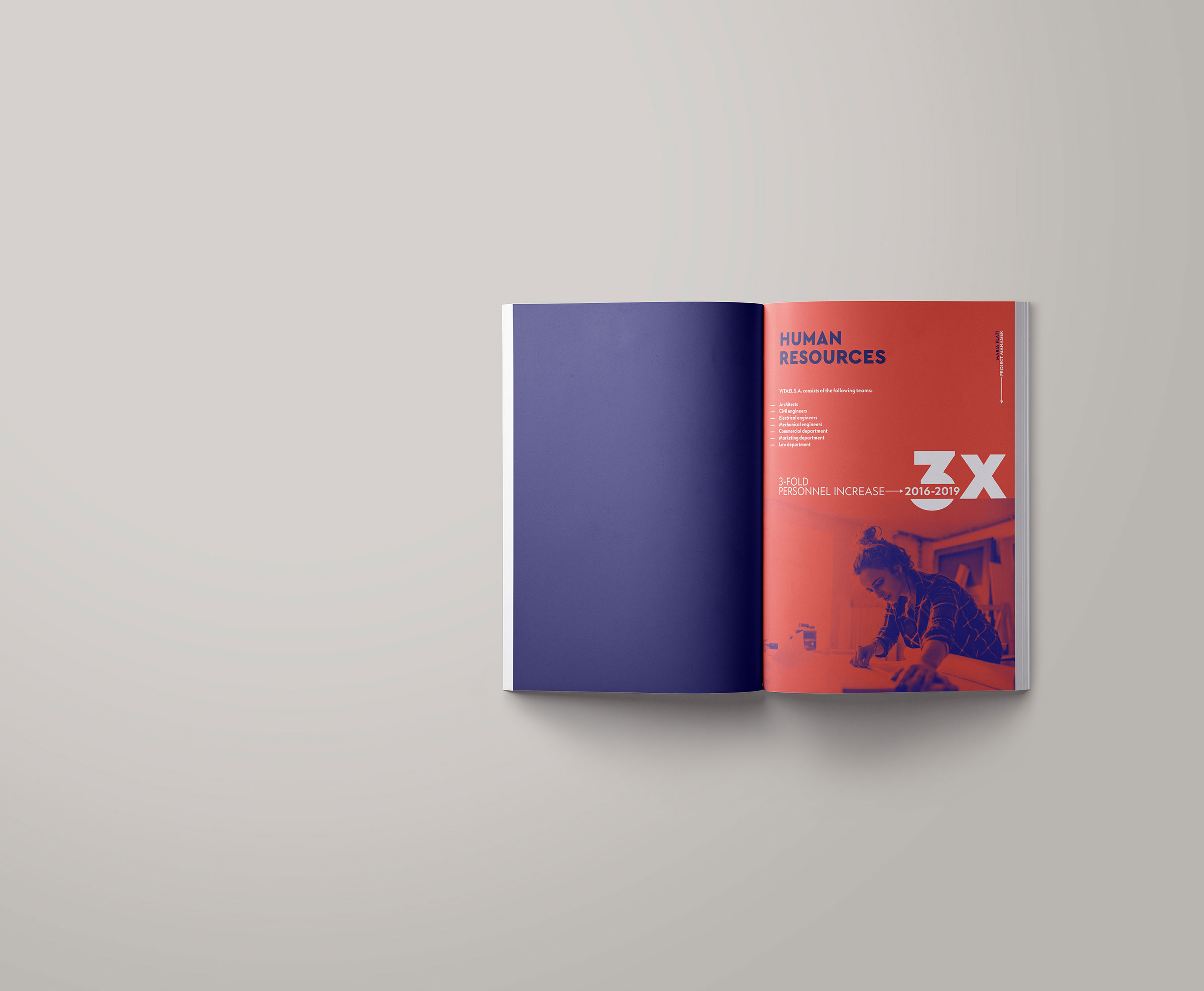 Vitael Corporate Brochure Design by itis Web and Design Studio - Vassilis Papadopoulos